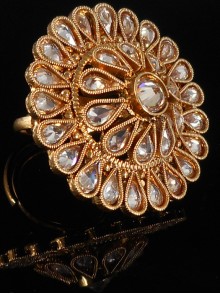 Designer Polki Finger Ring